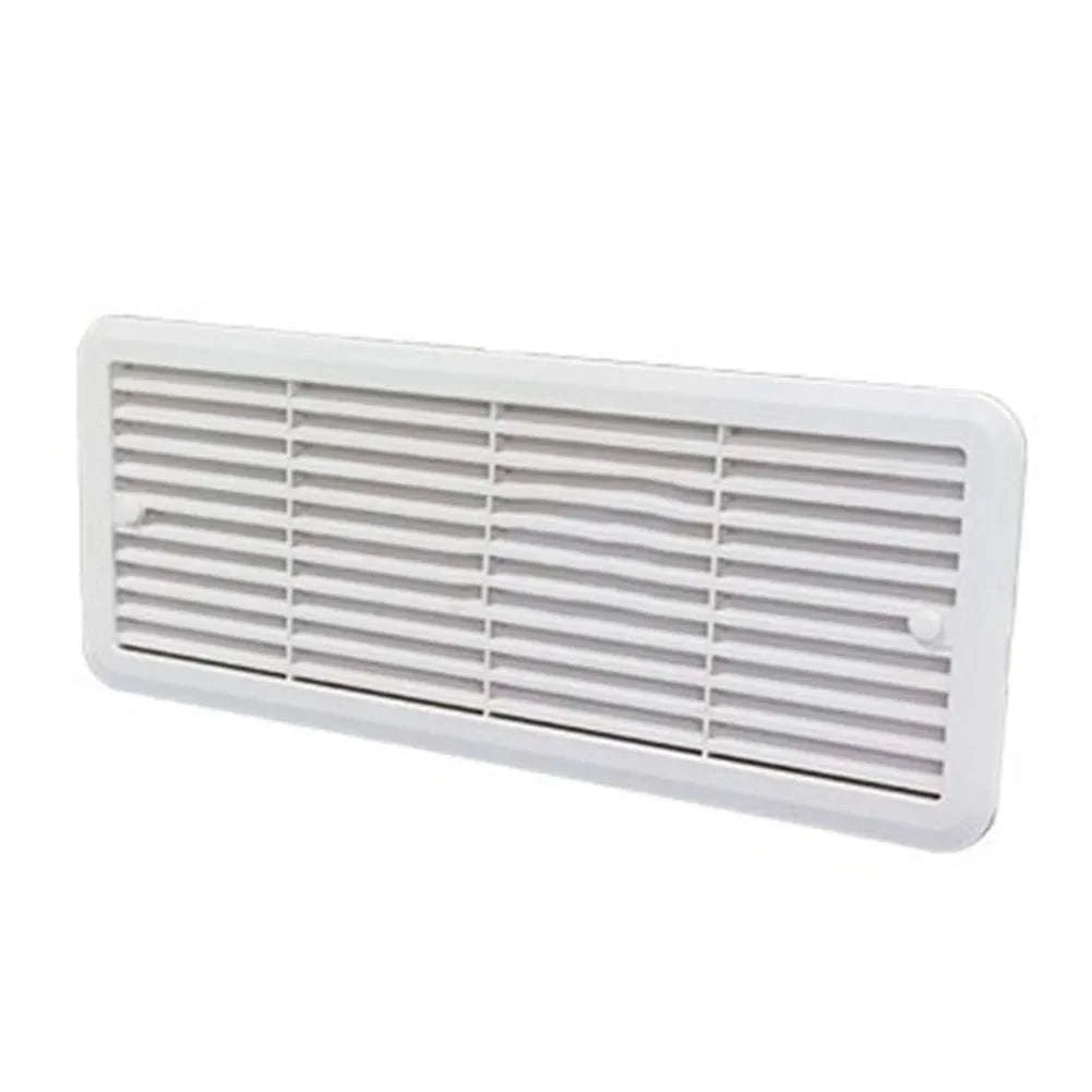 Campervan Fridge Vent Mounting Grille 483x186mm-White