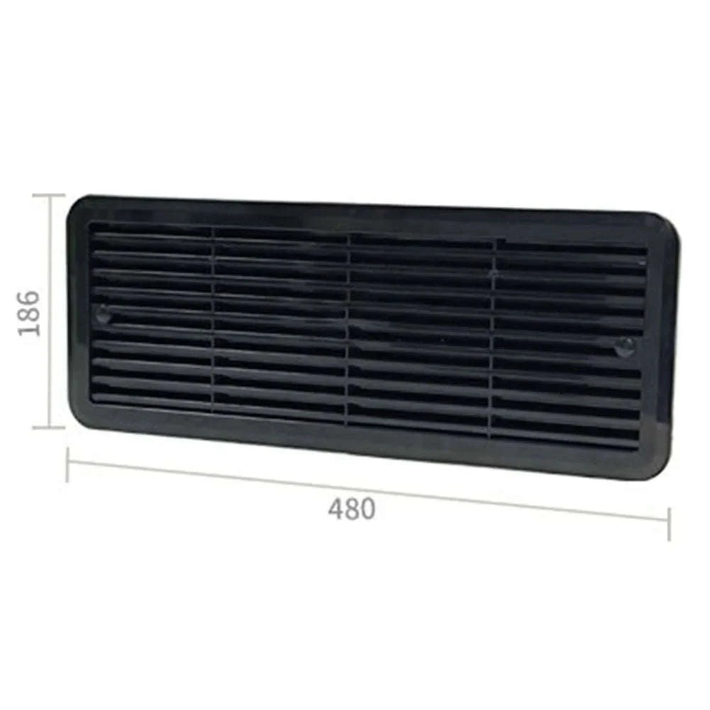 Campervan Fridge Vent Mounting Grille 483x186mm-White
