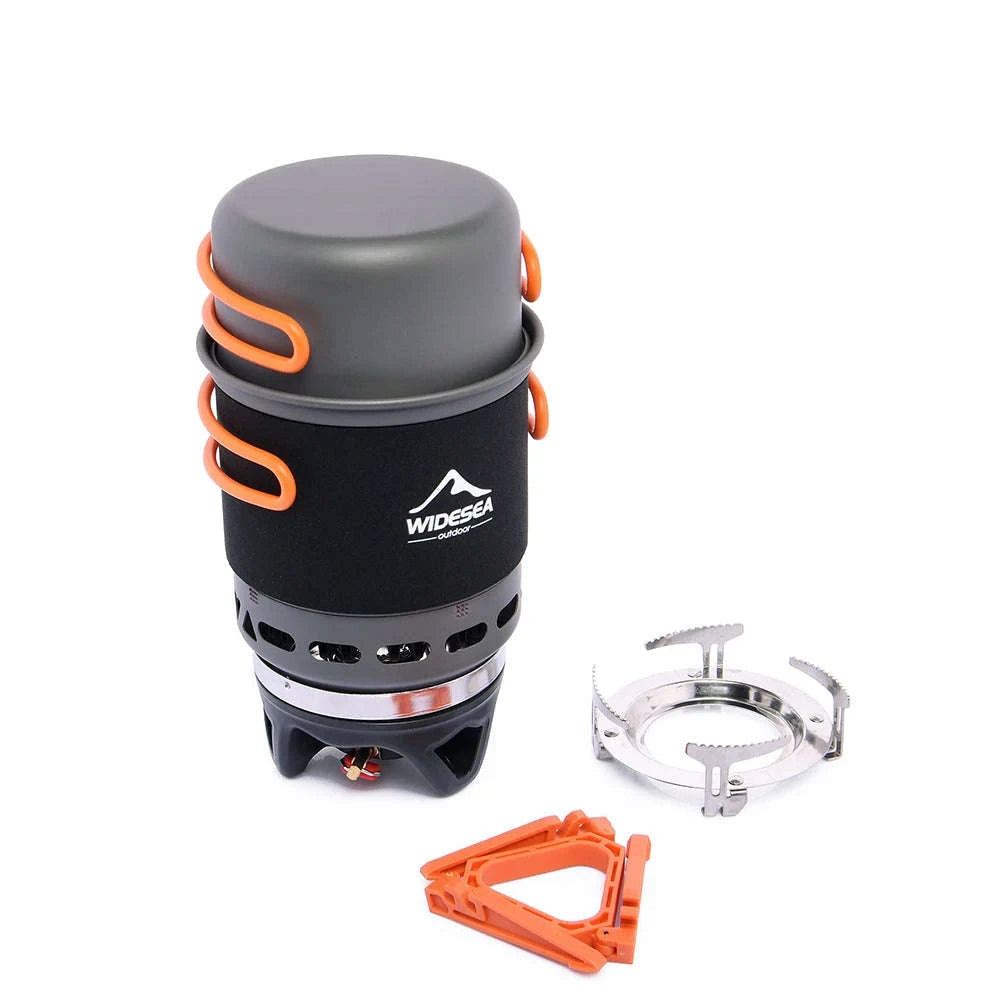 Camping Cooking System with Heat Exchanger-WSJC-002