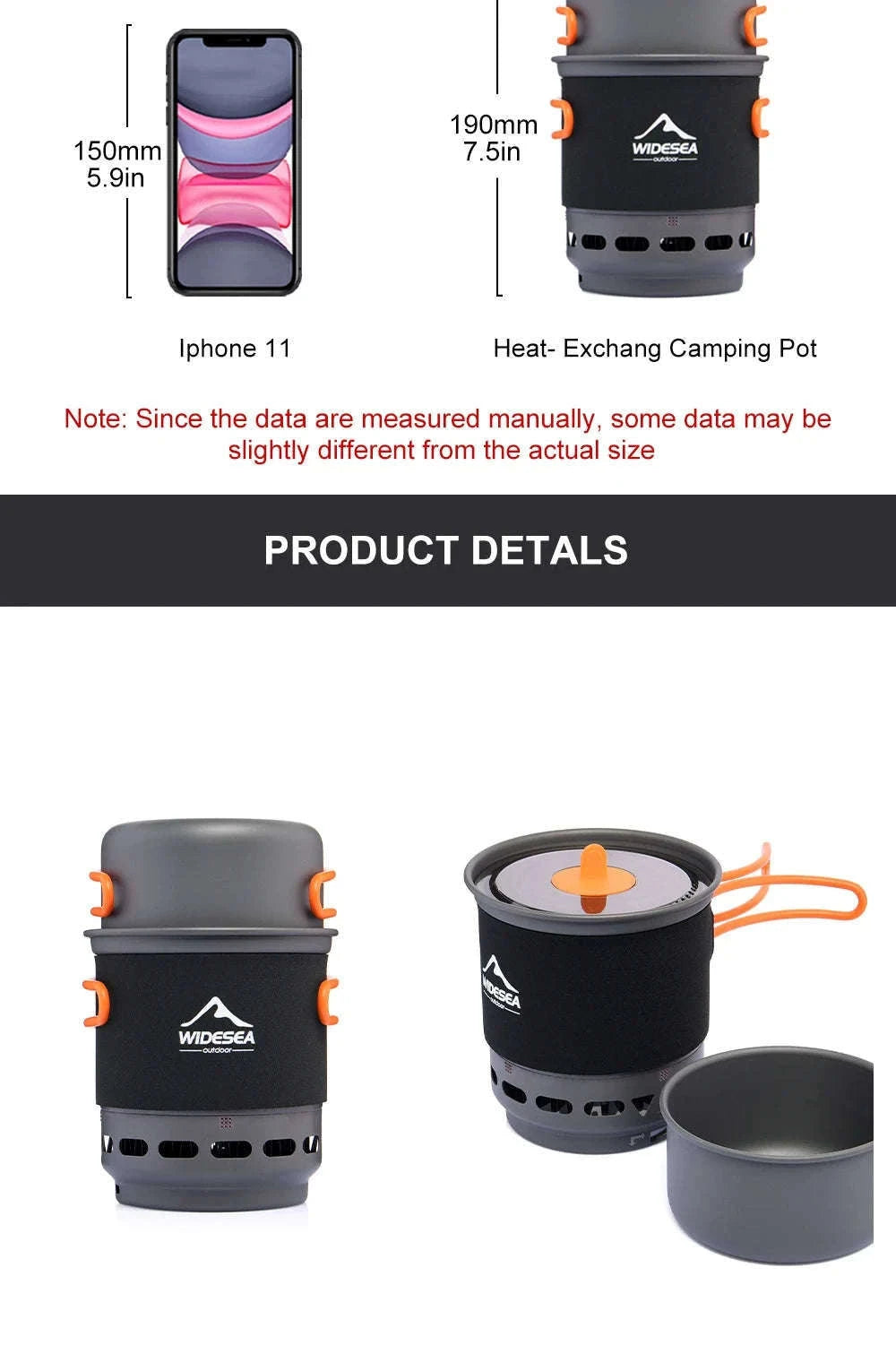 Camping Cooking System with Heat Exchanger-WSJC-002