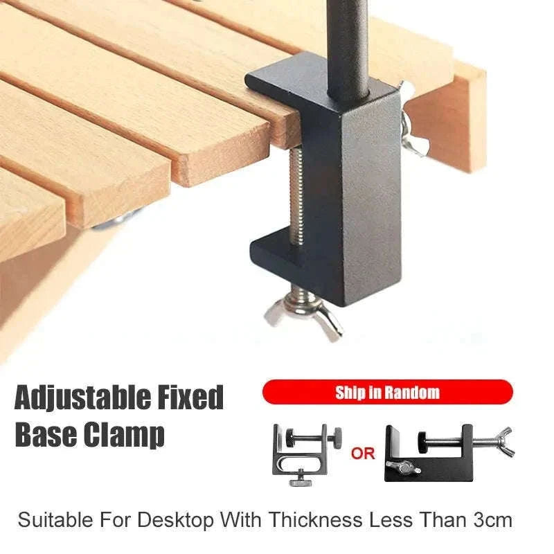 Camping Desktop Storage Rack with Hooks for Outdoor Tables-Single Rack Set 1