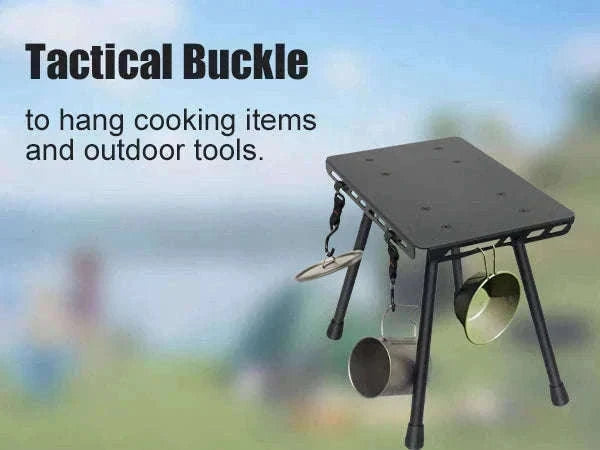 Camping Folding Stool with Aluminum Frame and Carrying Bag-Green