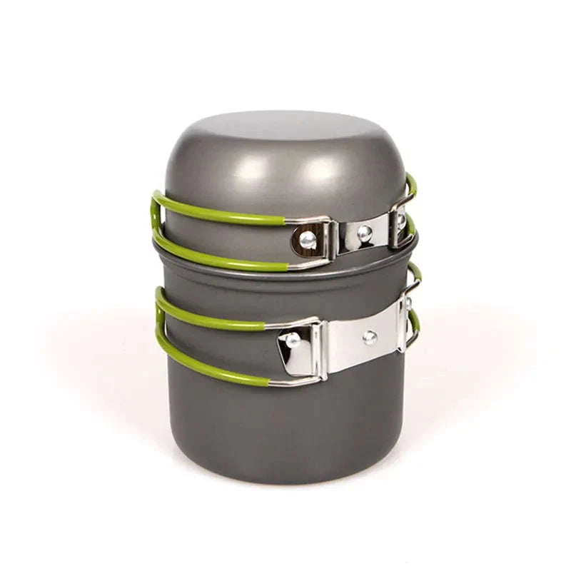 Camping Pot with Non-Stick Surface and Foldable Handle-Pot
