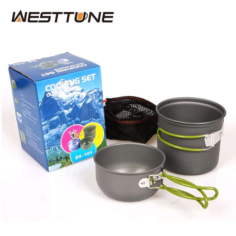 Camping Pot with Non-Stick Surface and Foldable Handle-Pot