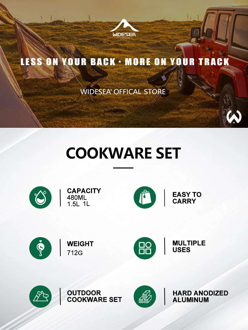 Camping Tableware Outdoor Cookware Set Pots Tourist kettle coffee cup filte Kitchen Equipment Gear Utensils Hiking Picnic Travel-WSC-108 / United States