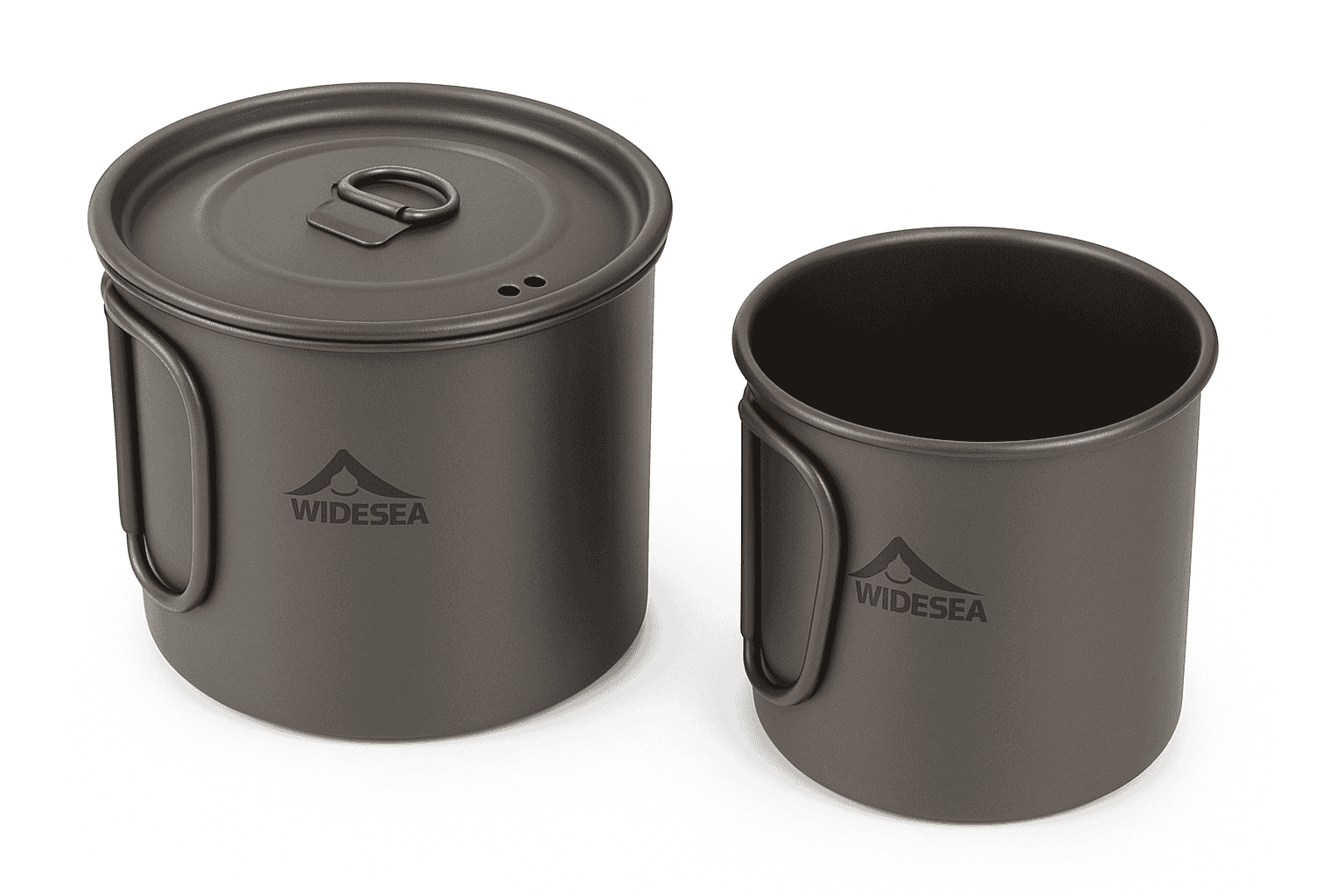 Camping Titanium Mug 0.6L-Titanium Cup 600ML / China Mainland