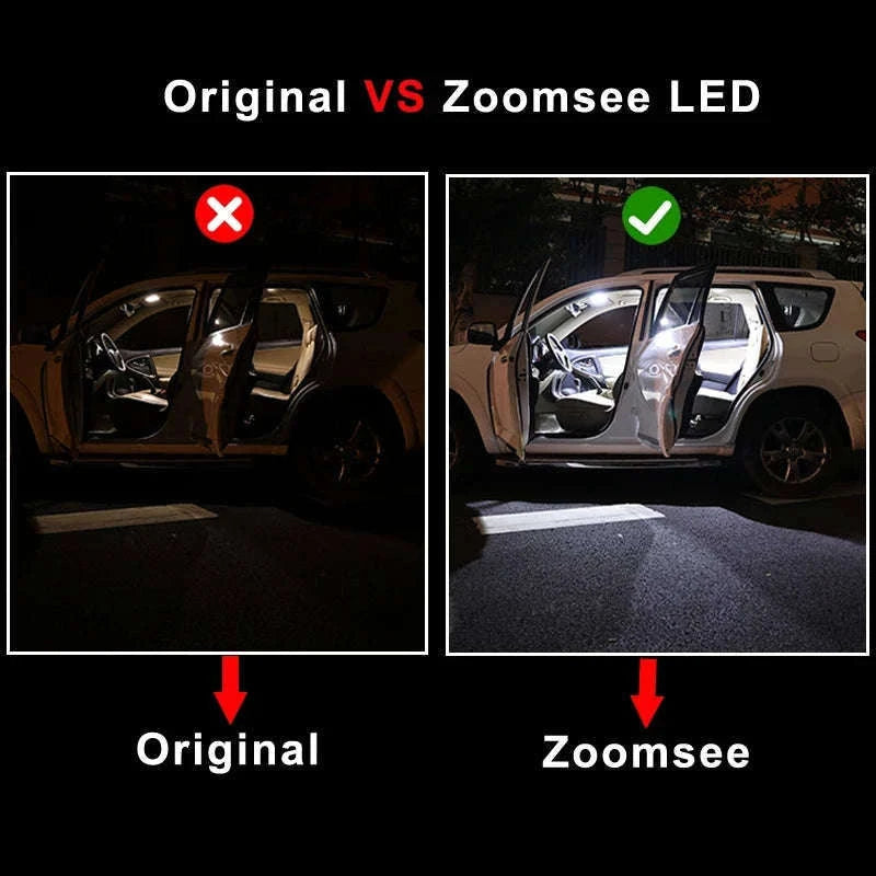 Canbus Interior LED Car Light Kit for Compatible Models-warm white / 407 (04-11) 14PCS