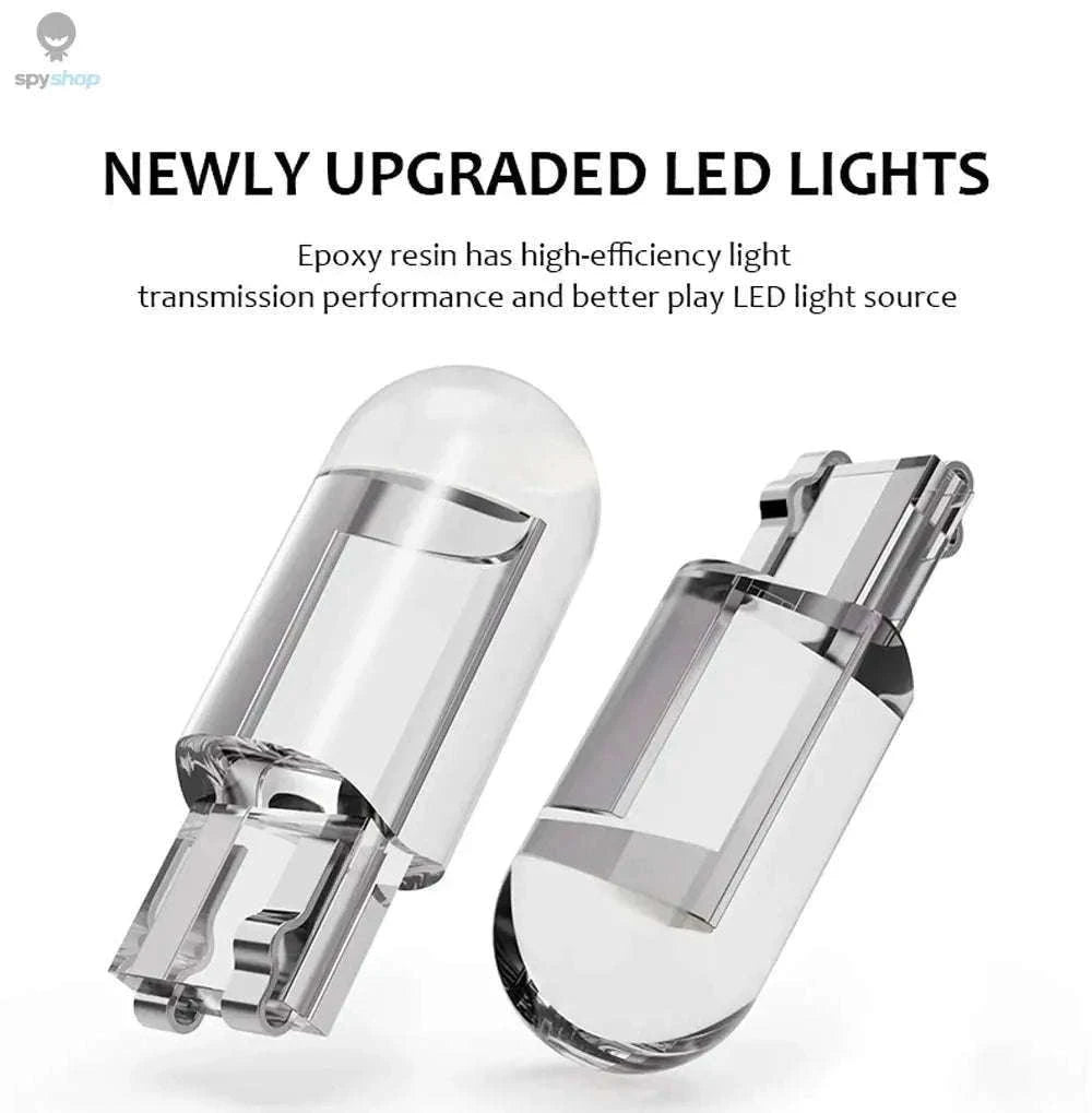 Canbus T10 LED Bulbs 6000K White Interior & Exterior Set-Blue