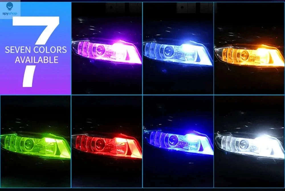 Canbus T10 LED Bulbs 6000K White Interior & Exterior Set-Blue