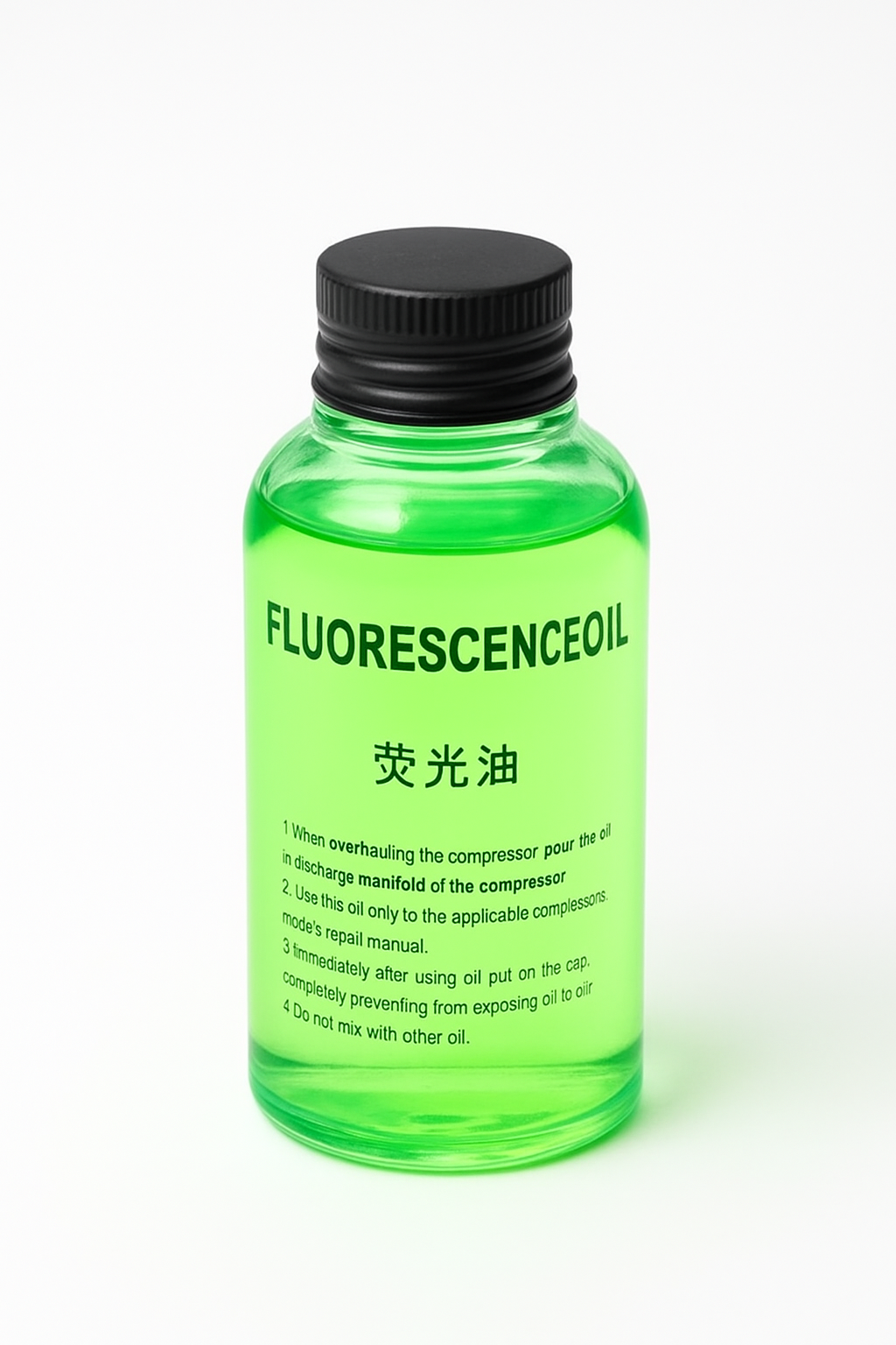 Corante Fluorescente de Óleo de Ar Condicionado UV para Detecção de Vazamento
