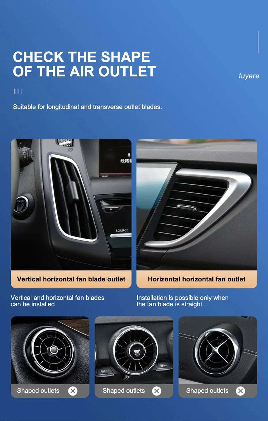 Car Air Vent Cup Holder Adjustable Bottle Mount-1pc