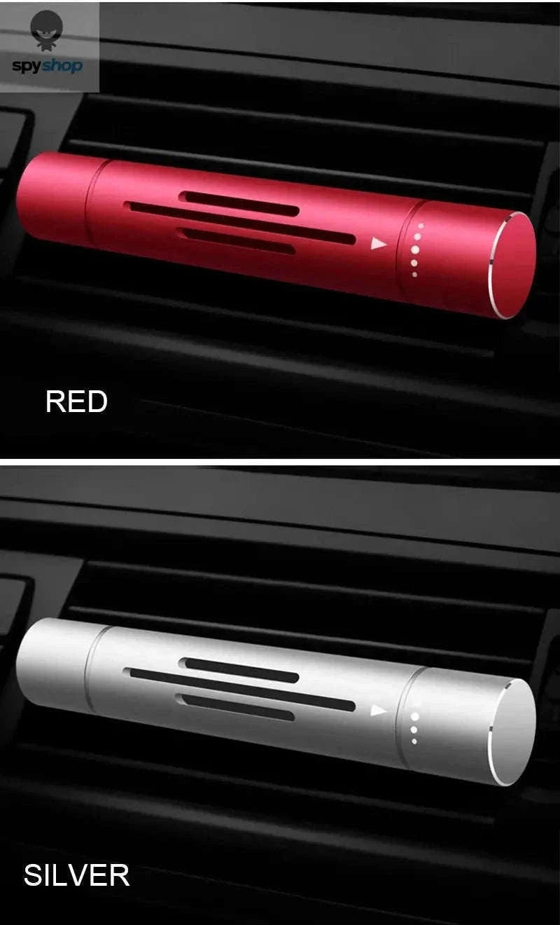Car Air Vent Perfume Clip Set with Adjustable Fragrance Control-Red 8Pcs Set