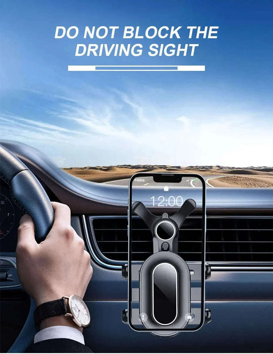 Car Air Vent Phone Holder Anti-Shake Adjustable Mount-Long style 1pc