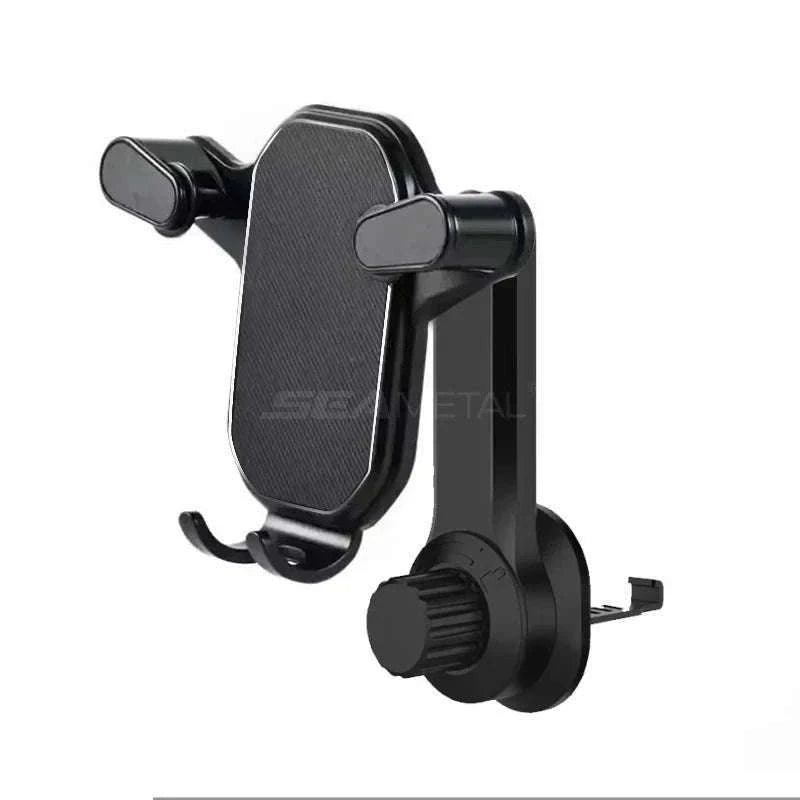 Car Air Vent Phone Holder Gravity Lock Hook Mount 360 Rotation-Long