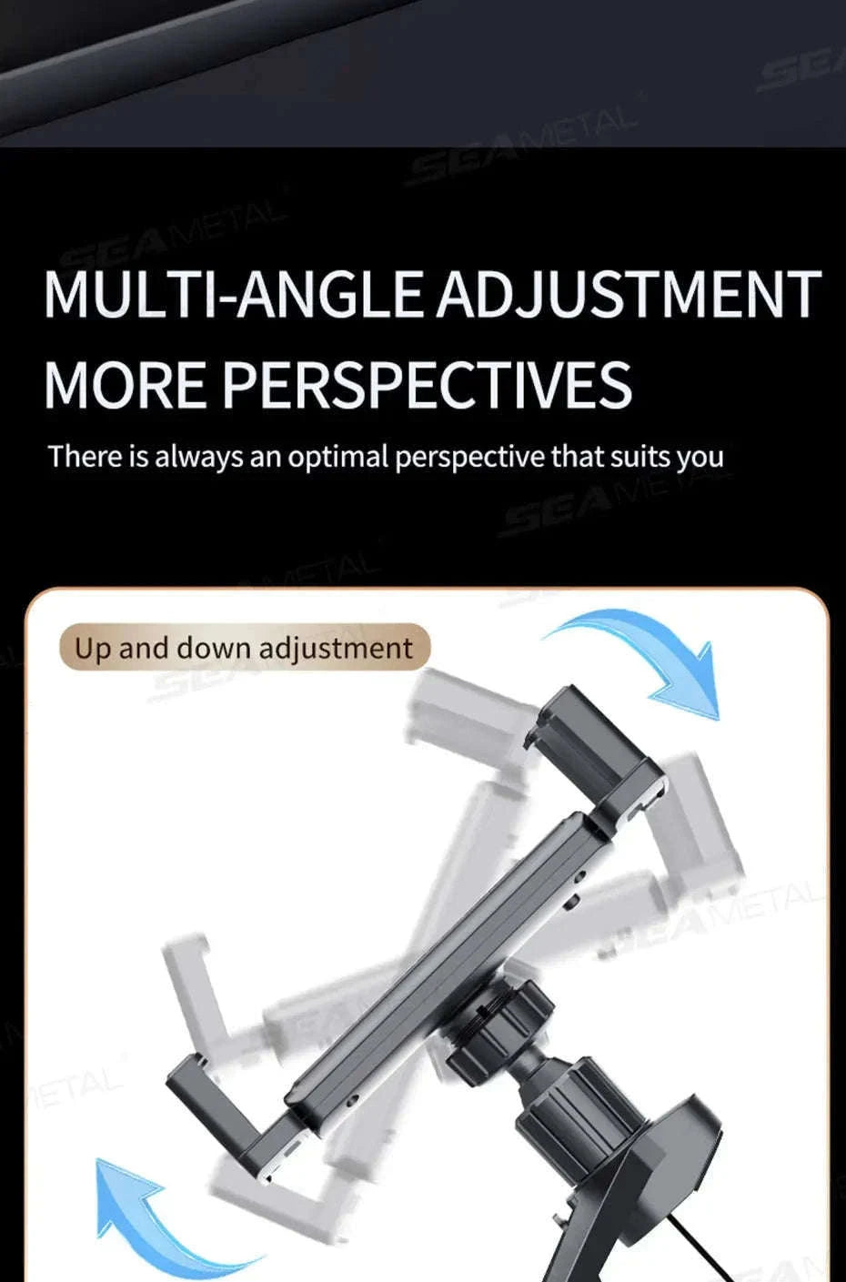 Car Air Vent Tablet Holder for 4.7-12.9 in Devices-1pc