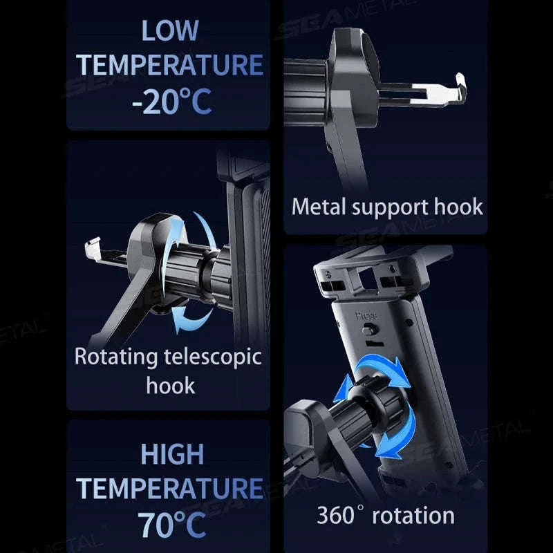 Car Air Vent Tablet Holder for 4.7-12.9 in Devices-1pc
