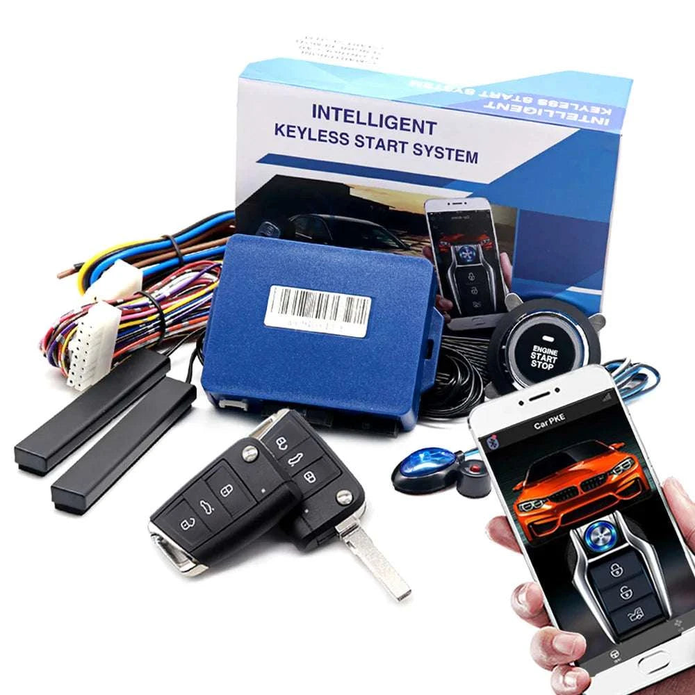 Car Alarm Keyless Entry & Remote Start System with Push Start-K5-9100(FT)