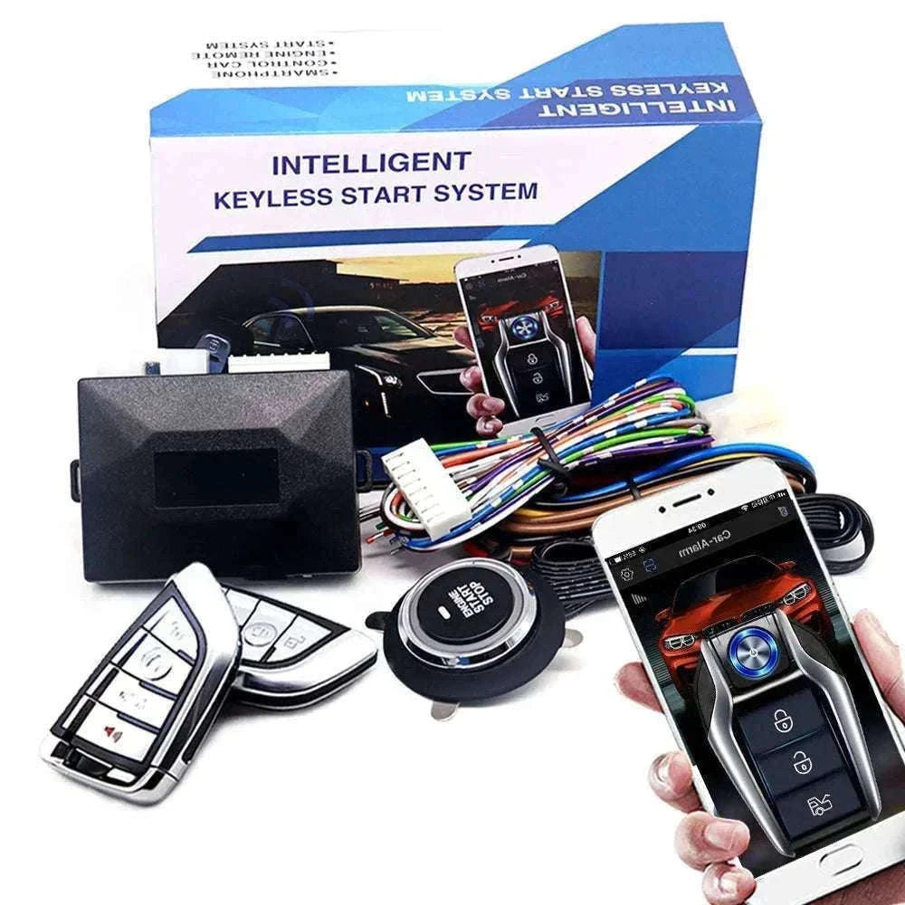 Car Alarm Keyless Entry & Remote Start System with Push Start-K5-9100(FT)
