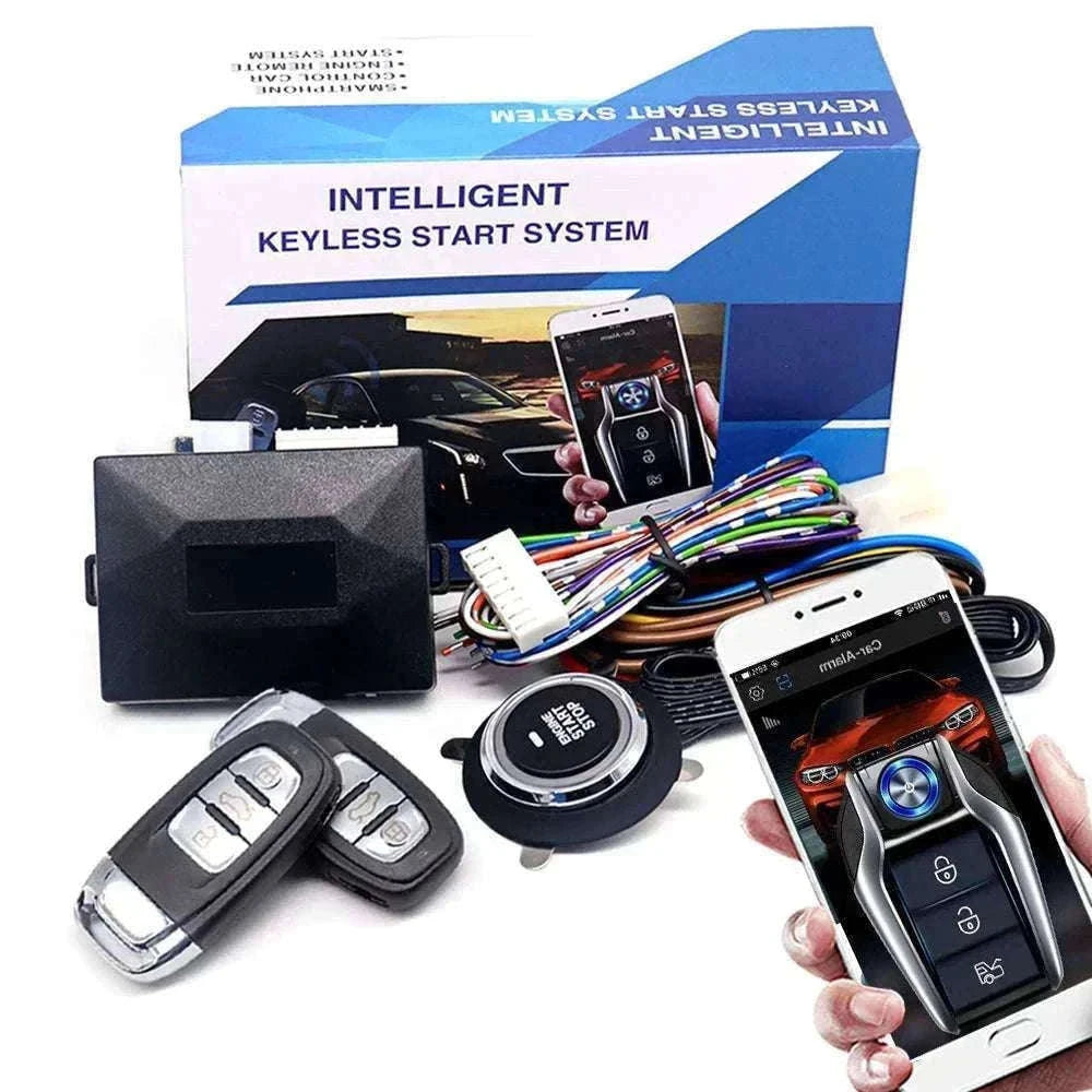 Car Alarm Keyless Entry & Remote Start System with Push Start-K5-9100(FT)