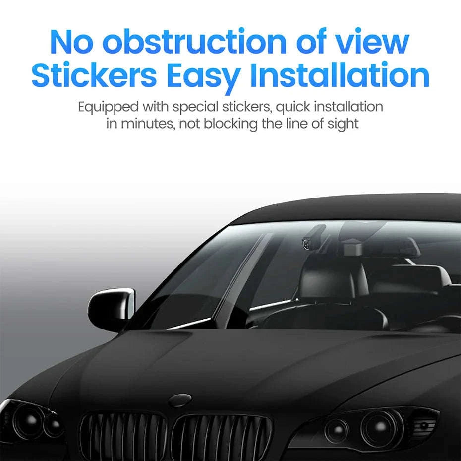 Car Android Navigator USB HD 720P 170° DVR Driving Recorder Media Comes with ADAS Driving Assistance Function Recorder Night-DVR-W6Q / China Mainland