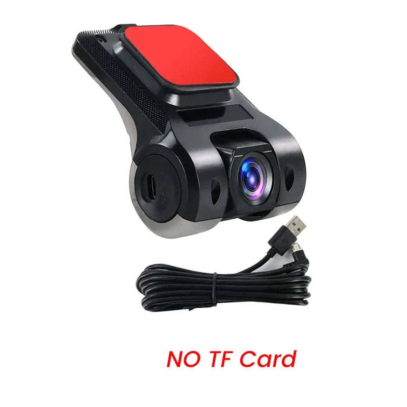 Car Android Navigator USB HD 720P 170° DVR Driving Recorder Media Comes with ADAS Driving Assistance Function Recorder Night-DVR-W6Q / China Mainland