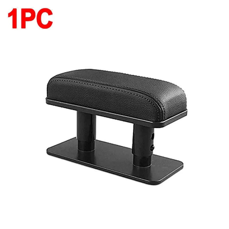 Car Arm Rest Cushion Extension Adjustable Height Elbow Support Cushion-1pc Red line