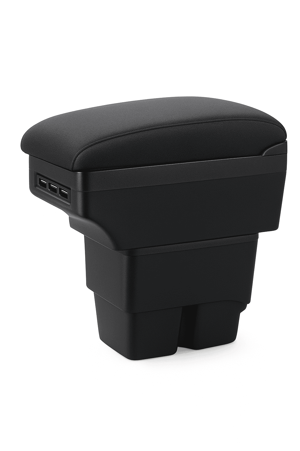 Car Armrest Box for Fiesta MK7 2009-2017-B2 Black line 3USB