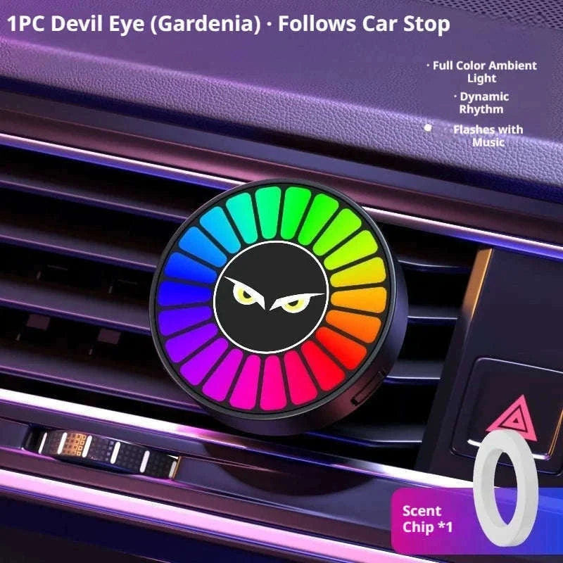Car Aromatherapy Lamp with Motion Sensor and RGB Light-Ocean