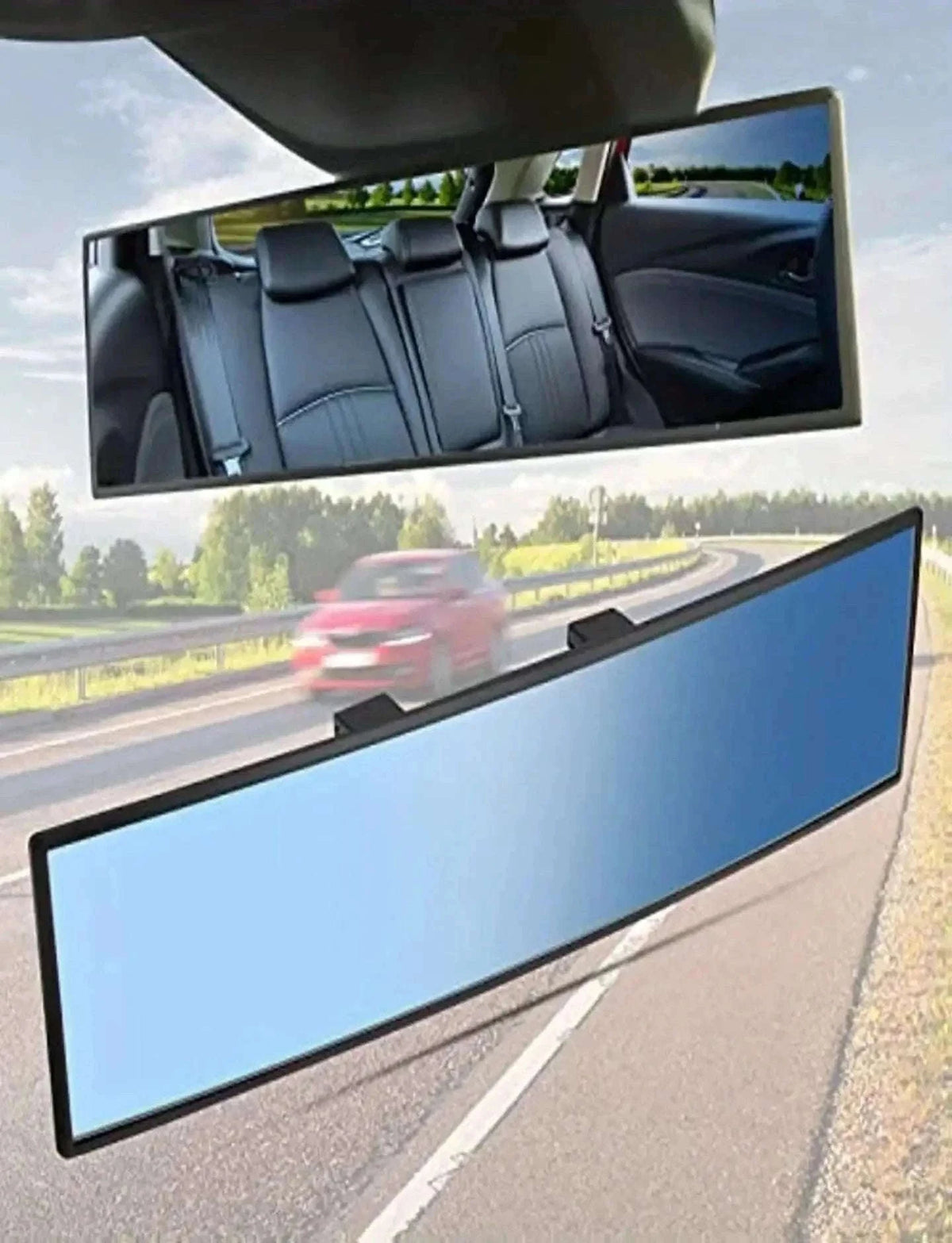 Car Baby Mirror with Wide-Angle Anti-Glare View-Default Title