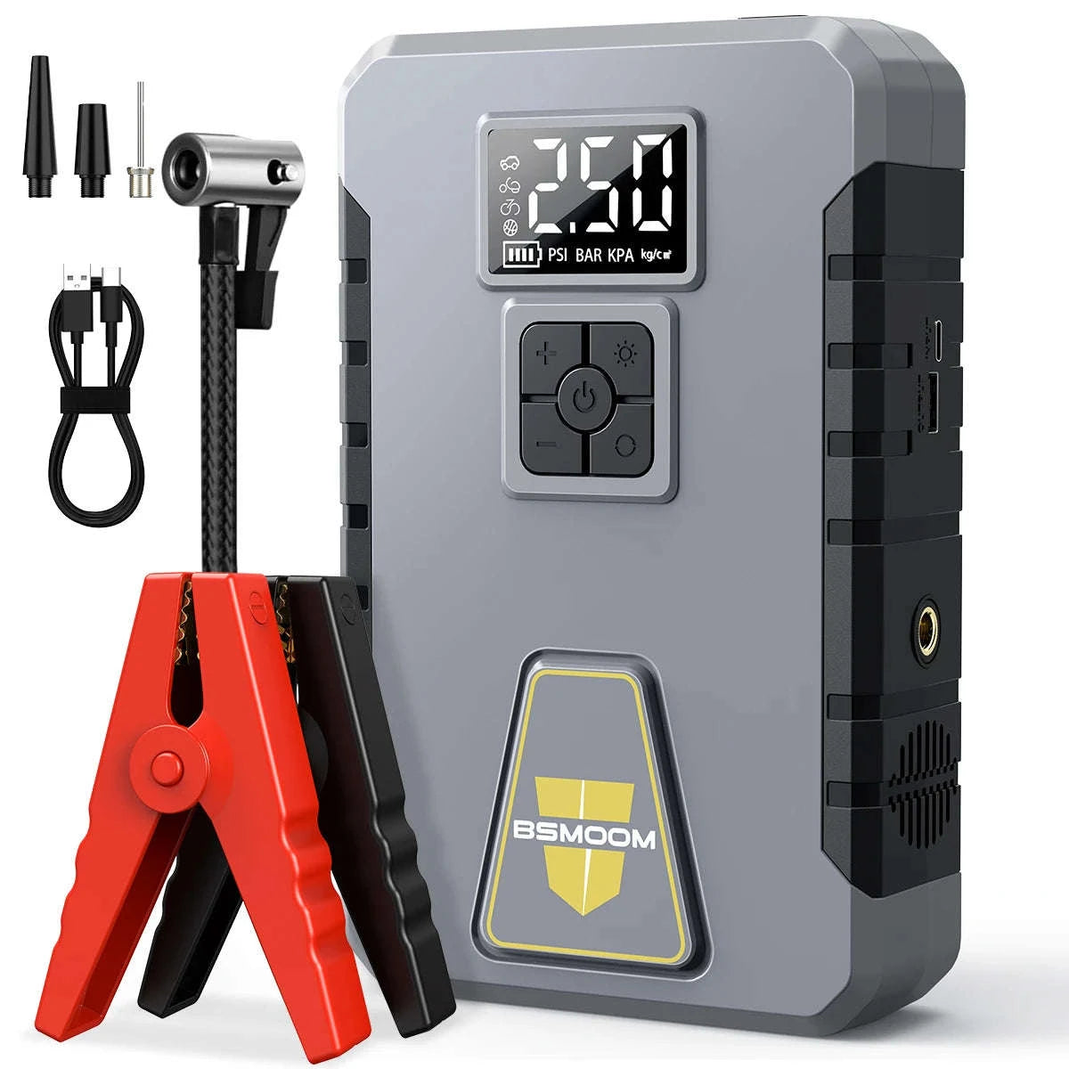 Car Battery Jump Starter with Digital Display Portable Booster-6000mah / United States