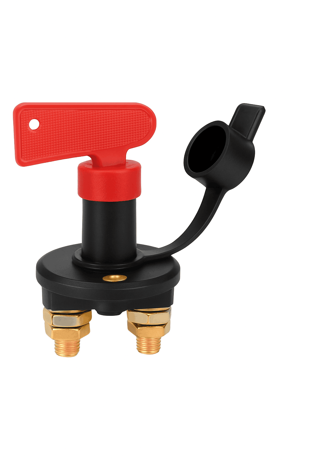 Car Battery Kill Switch with Red Key for Power Control-Red