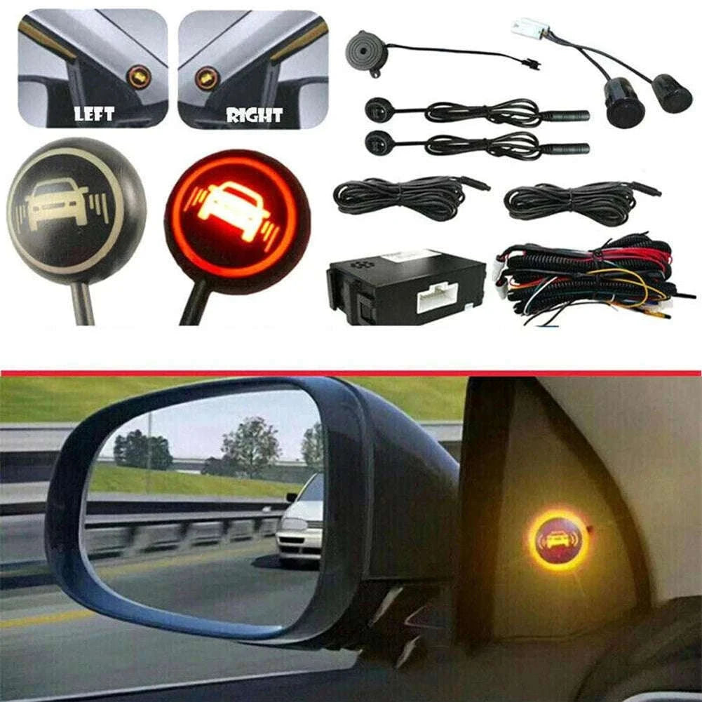 Car Blind Spot Monitoring System with LED Warning & Buzzer-Australia