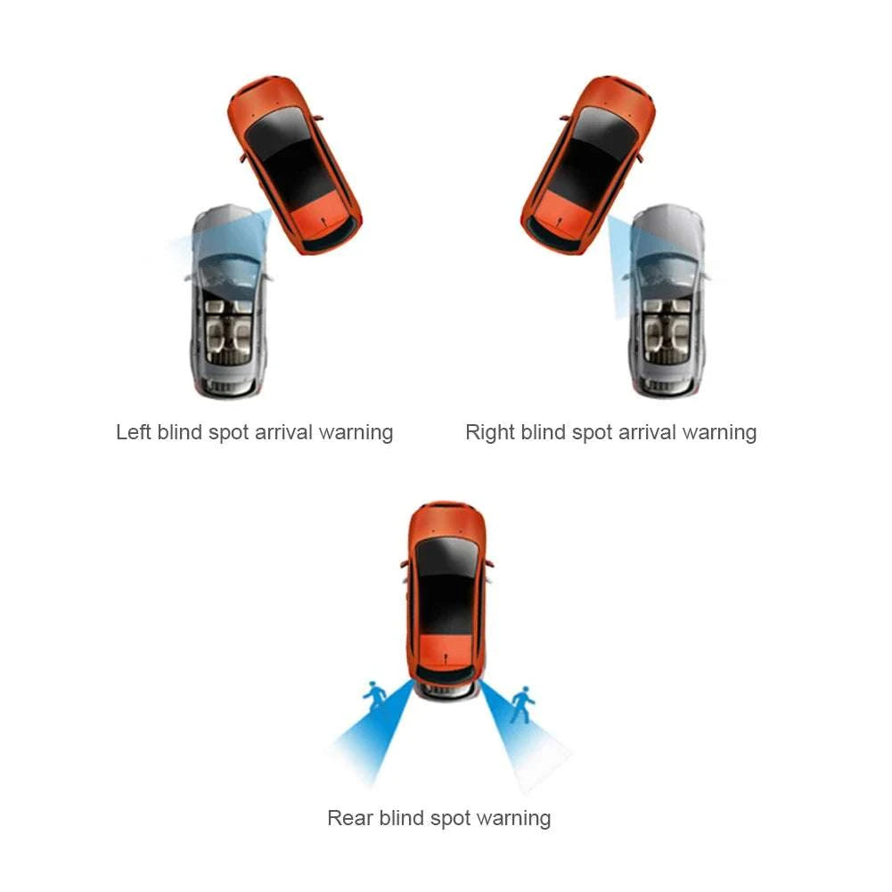 Car Blind Spot Monitoring System with LED Warning & Buzzer-Australia