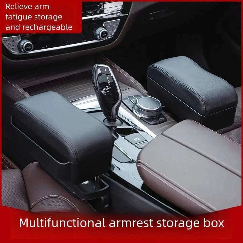 Car Central Handrail Armrest Pad-Dark Grey