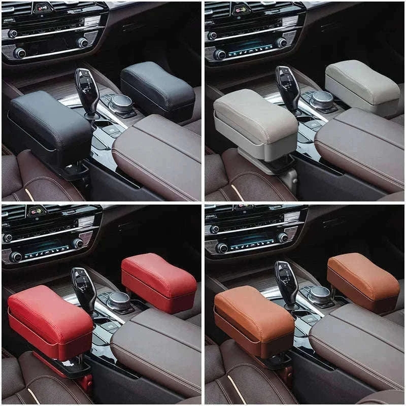 Car Central Handrail Armrest Pad-Dark Grey