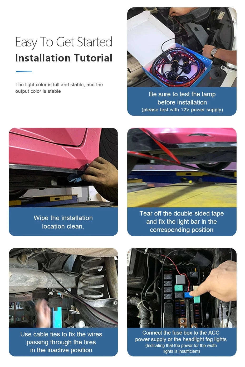 Car Chassis Color Flow Underbody LED Light Strip-APP 120 X 150 / China Mainland