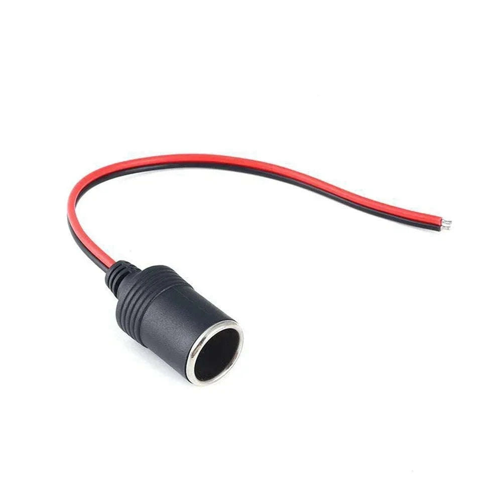 Car Cigarette Lighter Socket Adapter with 30cm Cable-1PC 10A
