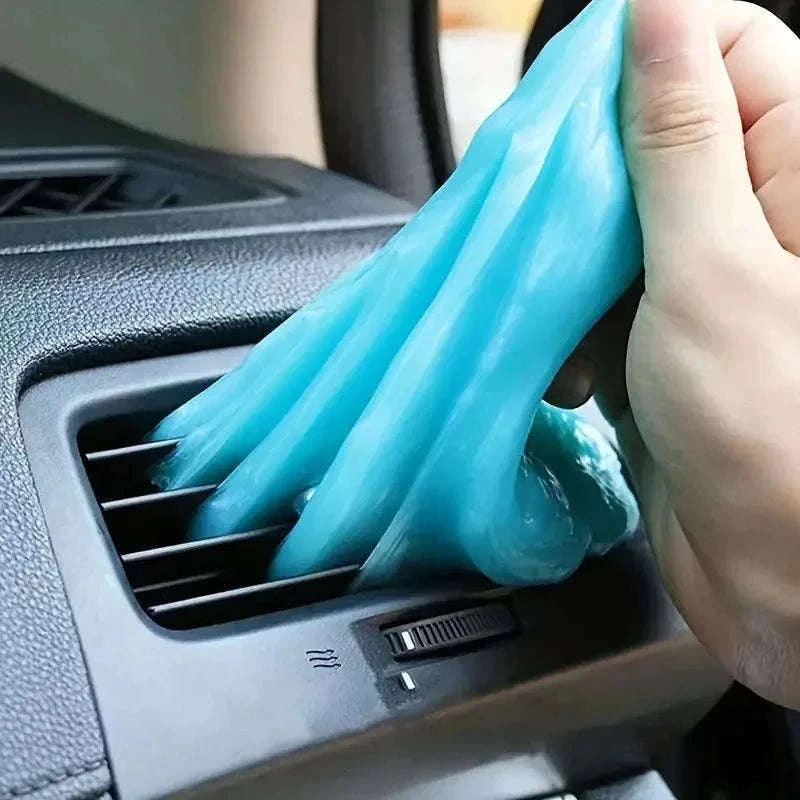 Car Cleaning Gel Slime for Vents, Keyboards and Tight Gaps-Blue