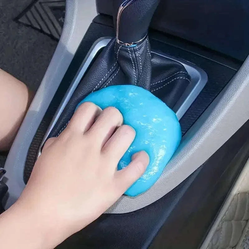 Car Cleaning Gel Slime for Vents, Keyboards and Tight Gaps-Blue