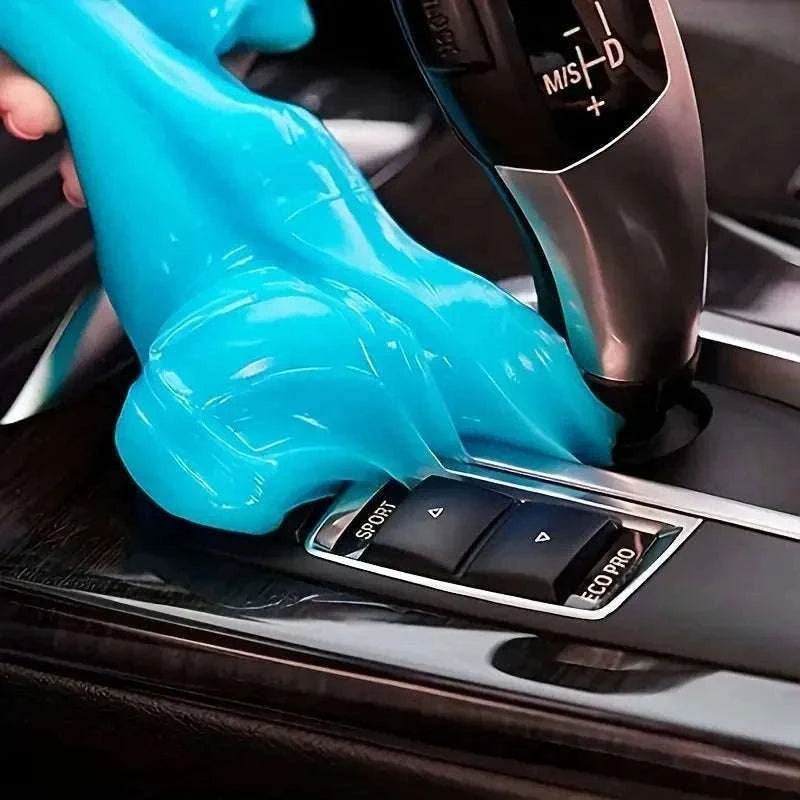Car Cleaning Gel Slime for Vents, Keyboards and Tight Gaps-Blue