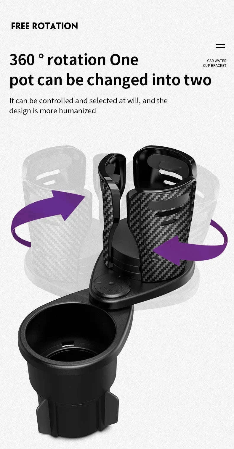 Car Cup Holder Multi-Functional Two-Layer Storage Rack-Style 3
