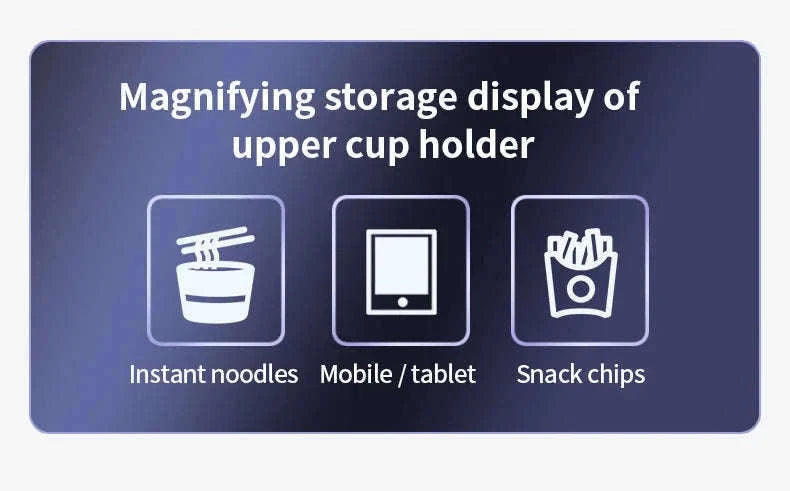 Car Cup Holder Multi-Functional Two-Layer Storage Rack-Style 3