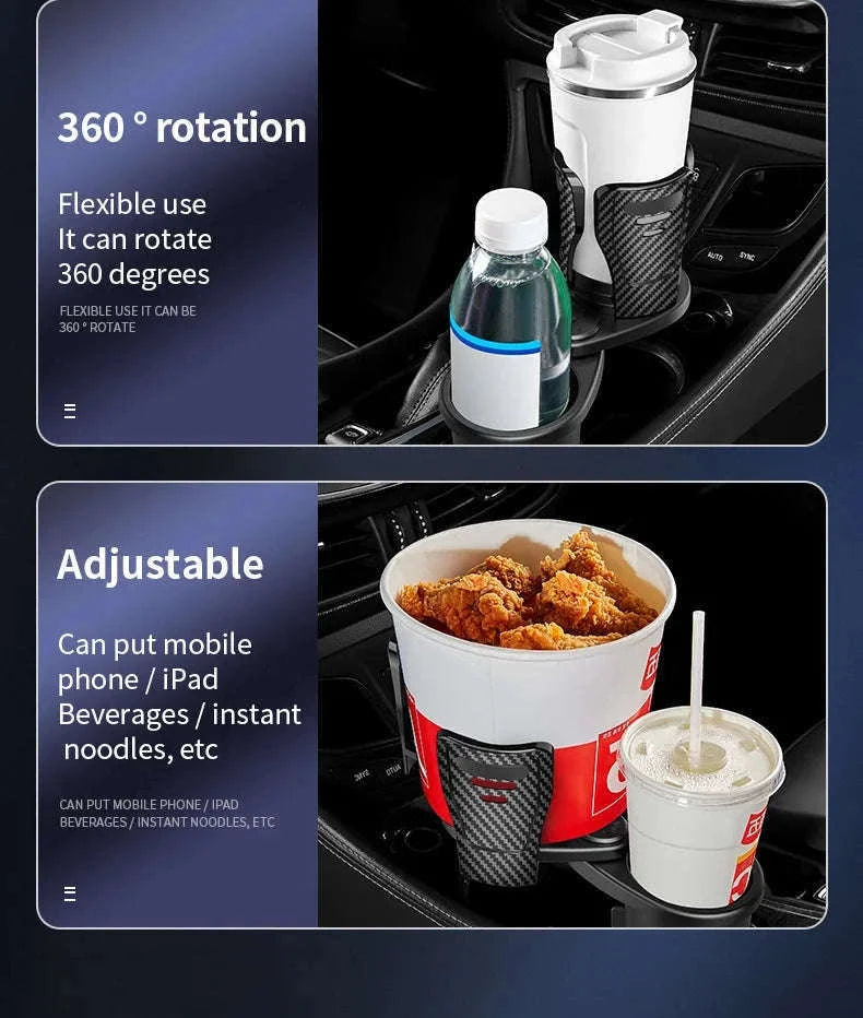 Car Cup Holder Multi-Functional Two-Layer Storage Rack-Style 3