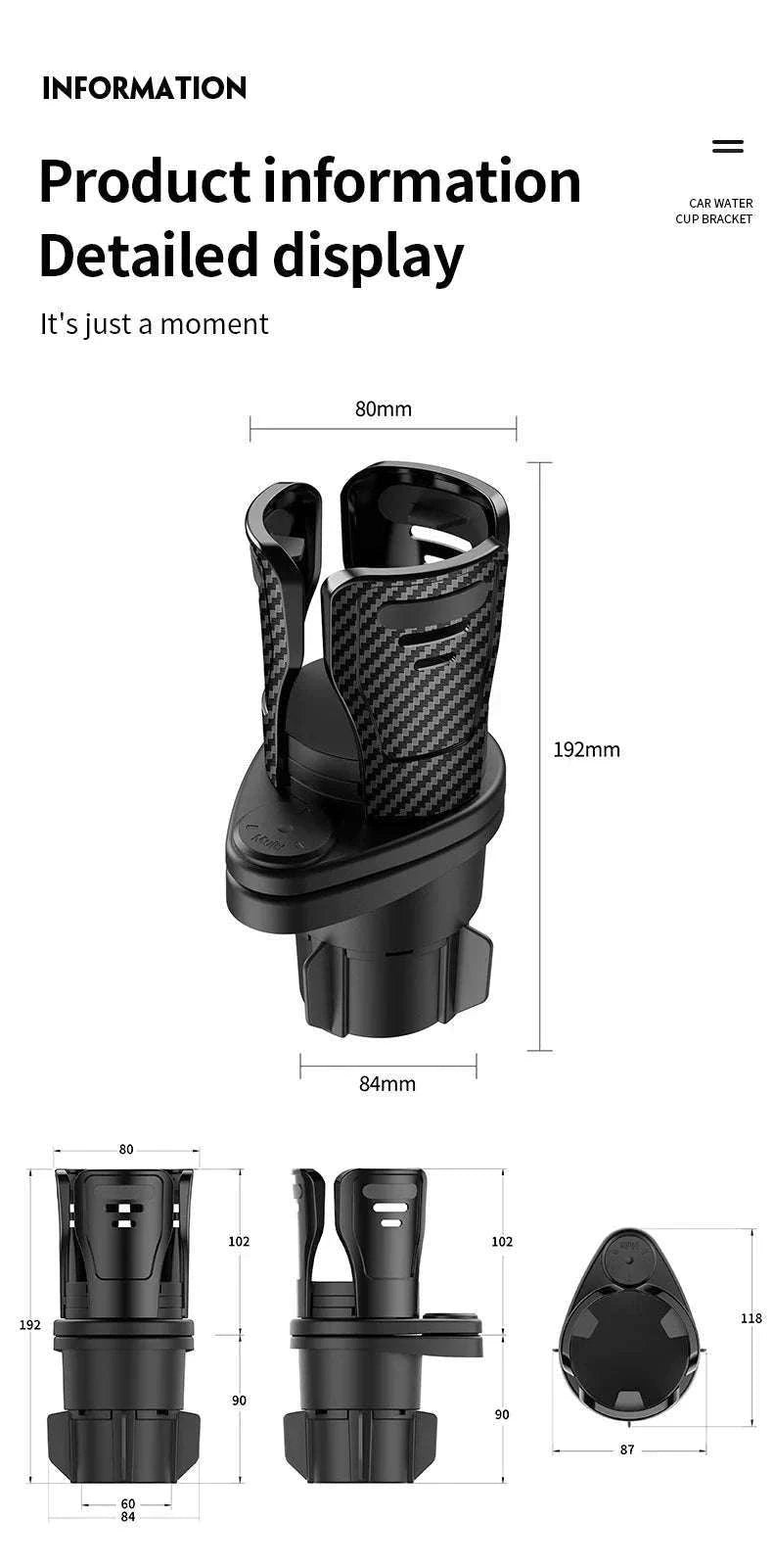 Car Cup Holder Multi-Functional Two-Layer Storage Rack-Style 3