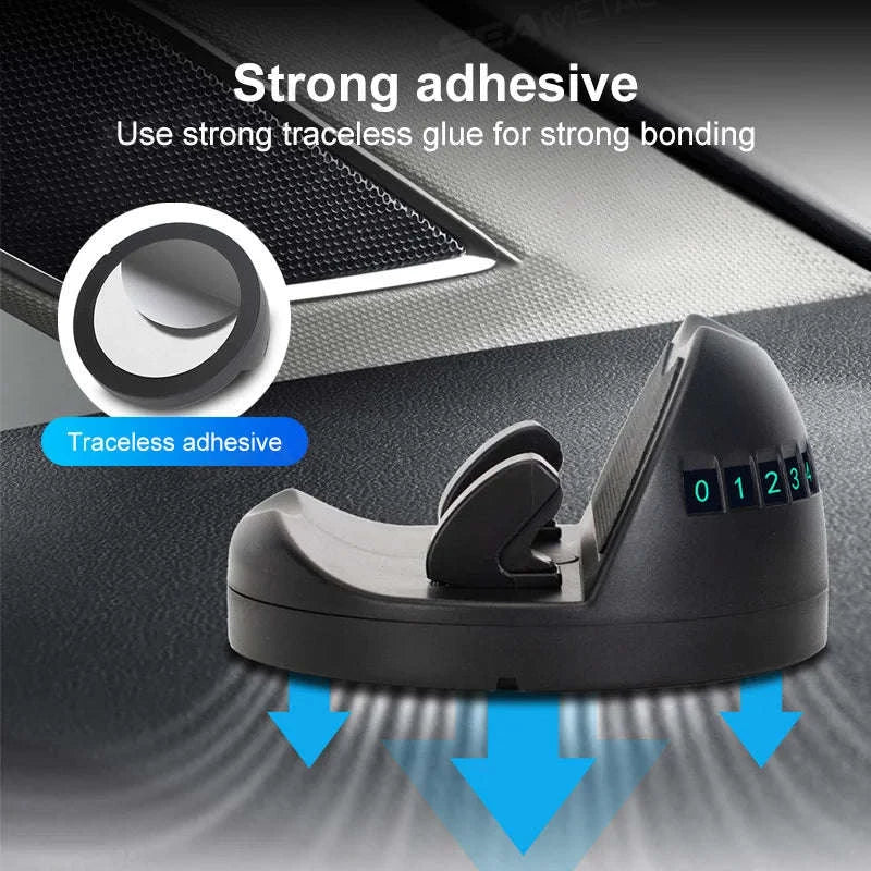 Car Dashboard Phone Holder with Rotatable Base and Anti-Slip Design-1 pc