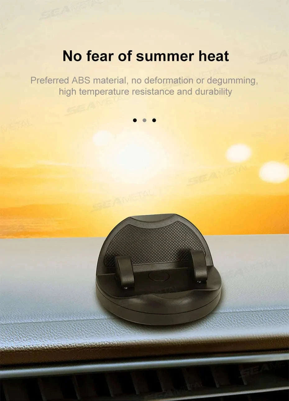 Car Dashboard Phone Holder with Rotatable Base and Anti-Slip Design-1 pc