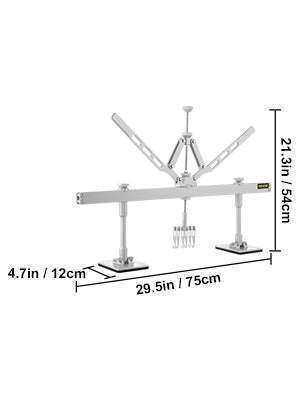 Car Dent Puller Lever Bar Kit with Dual Arms & Adjustable Foot-75cm / United States
