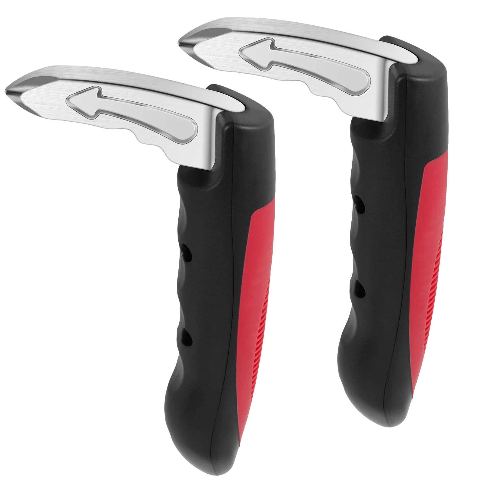 Car Door Assist Handle with Emergency Window Breaker-Blue   4PCS