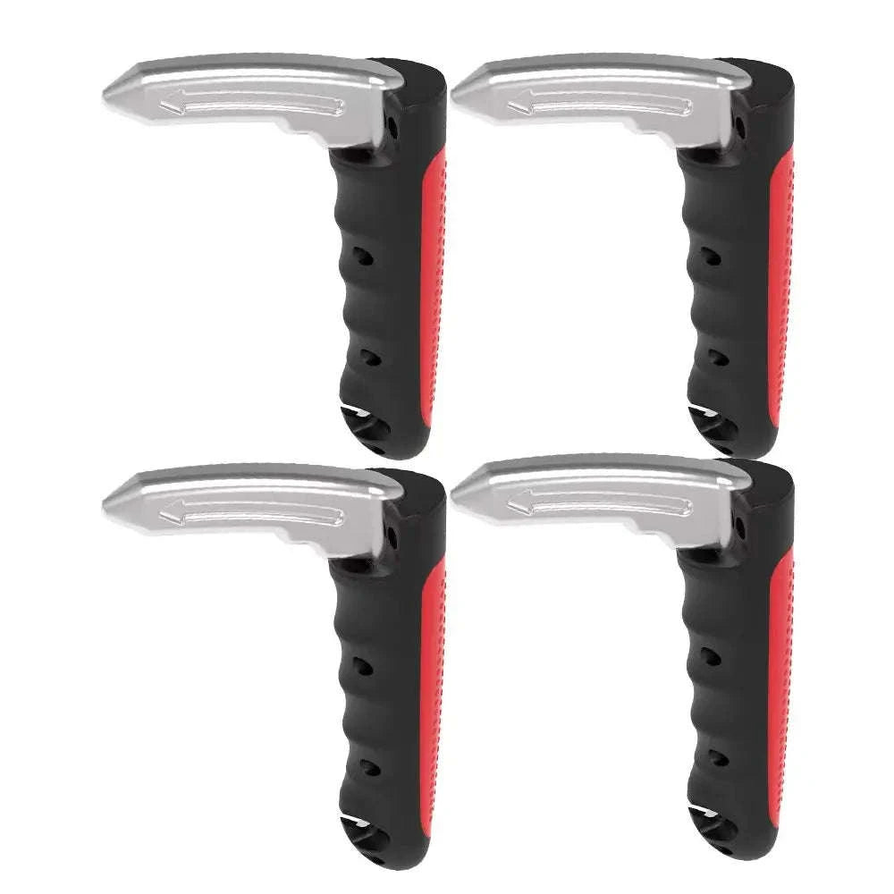 Car Door Assist Handle with Emergency Window Breaker-Blue   4PCS