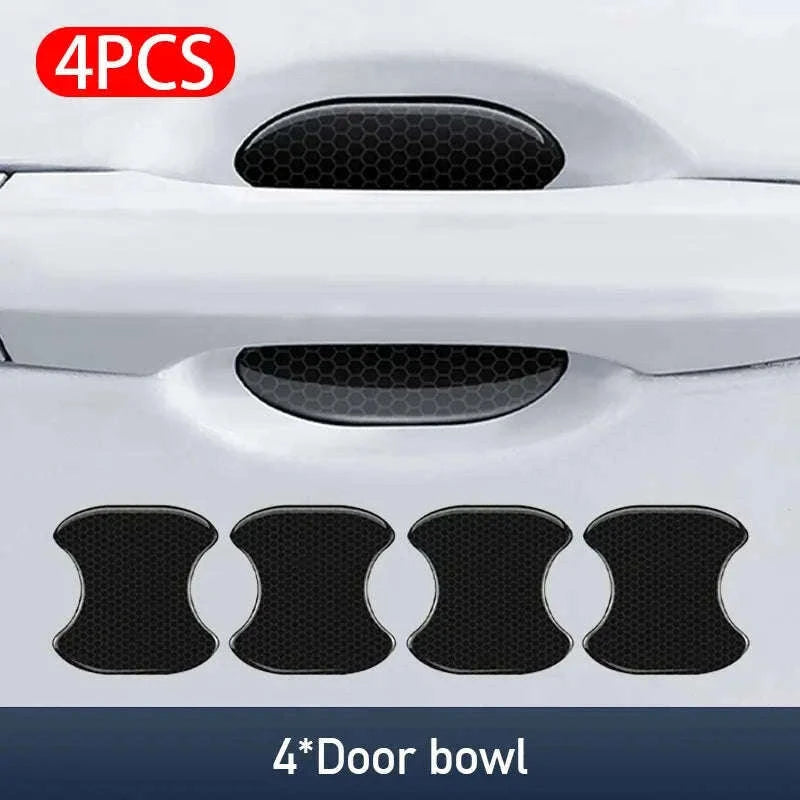 Car Door Handle Protective Film with Reflective Trim-Option A